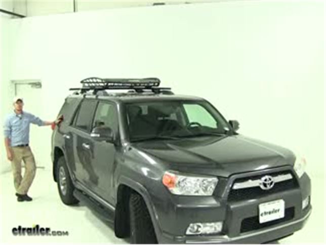 Thule Roof Basket Review 2012 Toyota 4Runner Video etrailer