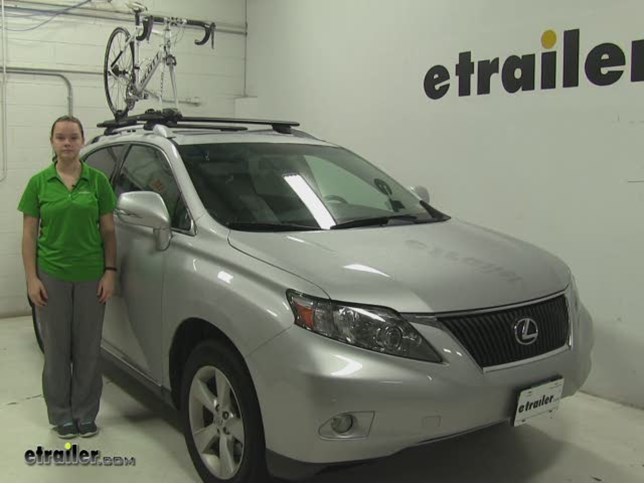 Thule Roof Bike Racks Review 2010 Lexus RX 350 Video etrailer