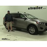 Play video Will the Thule WingBar Evo Roof Rack for Fixed Mounting Points Fit Your 2016 Kia Sorento?