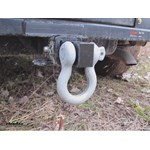Trailer Hitch Receiver Mounted Tow Strap Loop, 8K Tow Ready Tow