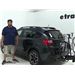 Yakima HoldUp Hitch Bike Racks Review - 2014 Subaru XV Crosstrek