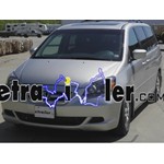 Mount: T-One Vehicle Wiring Harness with 4-Pole Flat Trailer Connector on a 2000 Honda Odyssey