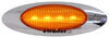 M1 LED Trailer Clearance or Side Marker Light w/ Chrome Bezel - Submersible - 4 Diodes - Amber Lens LED Light 00212335P