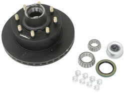 Dexter 12-1/4" Hub-and-Rotor Assembly - Grease - 8 on 6-1/2 - E-Coat - 9/16" Bolts - 7K
