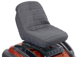 Classic Accessories Lawn Tractor Seat Cover Medium - Grey/Black - 052963123241