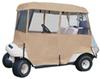 Classic Accessories Deluxe 4 - Sided Golf Cart Enclosure - Sand