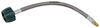 MB Sturgis Propane Pigtail - Stainless Overbraid - Type 1 x 1/4" Male Inverted Flare - 1'
