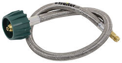 MB Sturgis Propane Pigtail w/ Back Check - Type 1 x 1/4" MIF - Stainless Overbraid - 2' - 100833-24