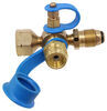 MB Sturgis Sturgi-Stay T-Fitting - POL Valve - 1/4" FIF and Disposable Cylinder Port POL - Male 103602-MBS