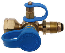 MB Sturgis Sturgi-Stay T-Fitting - POL Valve - 1/4" FIF and Disposable Cylinder Port           