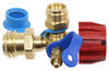 MB Sturgis Sturgi-Stay T-Fitting - Type 1 Valve - 1/4" FIF and Disposable Cylinder Ports 1 Inch-20 - Male,Type 1 - Male 103612-MBS