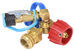 MB Sturgis Sturgi-Stay T-Fitting for Type 1 Valve - Quick Disconnect and Disposable Cylinder Ports