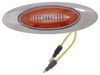 GloLight M5 LED Clearance or Side Marker Light w Bezel - Submersible - 6 Diodes - Clear Lens - Amber Side Marker 11212706P
