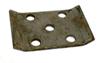 square axle - 1-3/4 inch u-bolt plate for trailer axles with wide springs