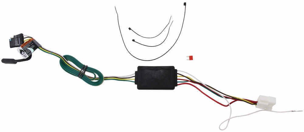 T-One Vehicle Wiring Harness for Factory Tow Package - 4-Pole Flat Trailer Connector 4 Flat 118248