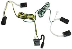 T-One Vehicle Wiring Harness with 4-Pole Flat Trailer Connector