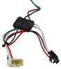 T-One Vehicle Wiring Harness with 4-Pole Flat Trailer Connector Custom Fit 118304