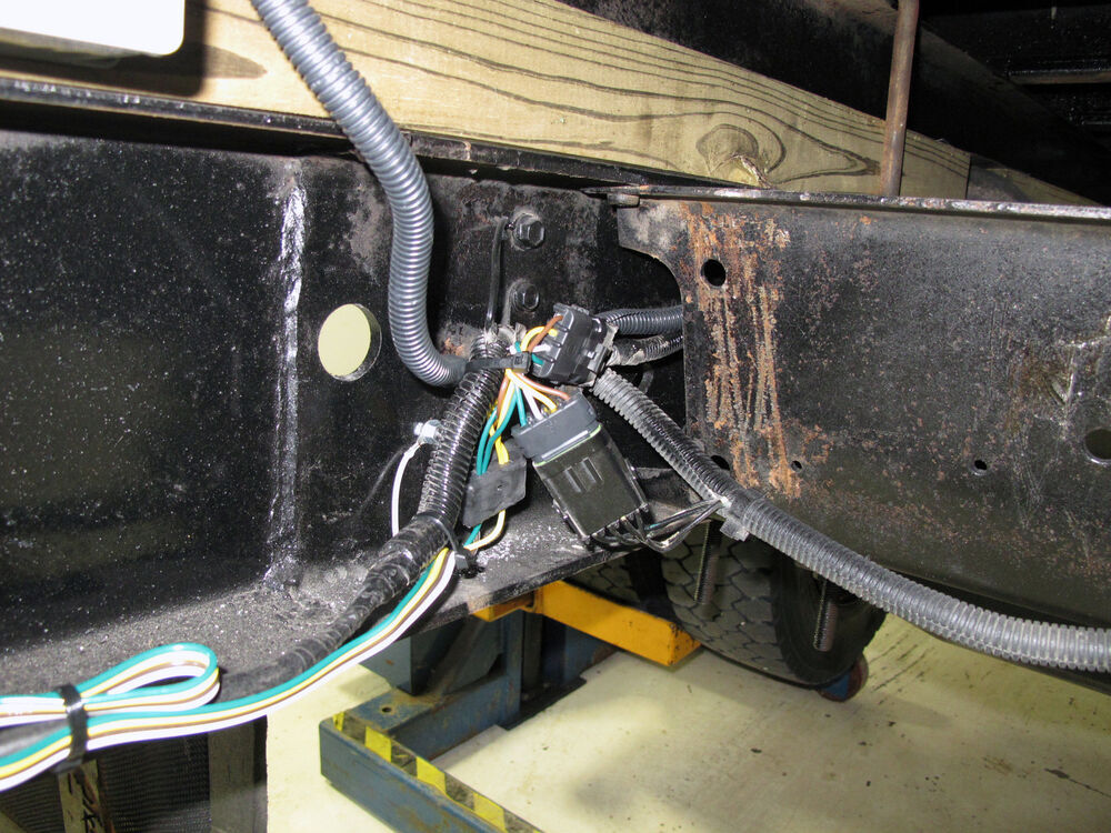 T One Vehicle Wiring Harness With 4 Pole Flat Trailer Connector Tekonsha Custom Fit Vehicle Wiring 118315