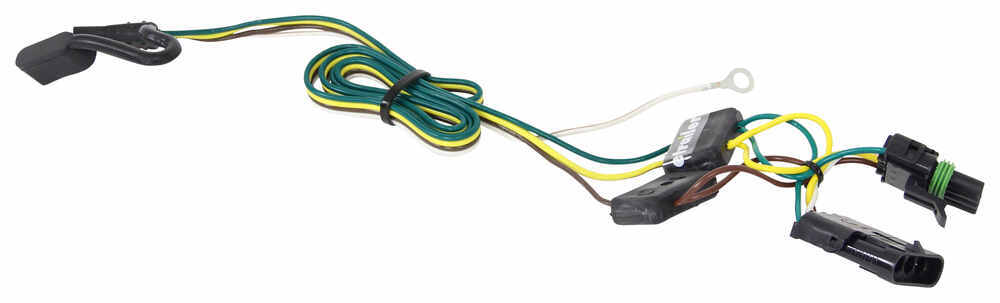 T-One Vehicle Wiring Harness with 4-Pole Flat Trailer Connector 