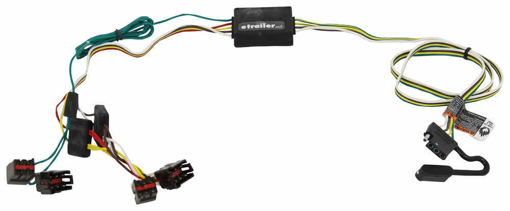 1999 Ford Taurus T-One Vehicle Wiring Harness with 4-Pole Flat Trailer