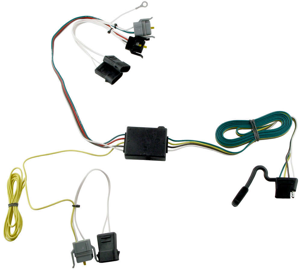 T-One Vehicle Wiring Harness with 4-Pole Flat Trailer Connector 4 Flat 118343