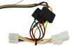 T-One Vehicle Wiring Harness with 4-Pole Flat Trailer Connector Custom Fit 118354