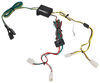 T-One Vehicle Wiring Harness with 4-Pole Flat Trailer Connector Custom Fit 118361