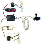 T-One Vehicle Wiring Harness with 4-Pole Flat Trailer Connector