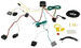 T-One Vehicle Wiring Harness with 4-Pole Flat Trailer Connector