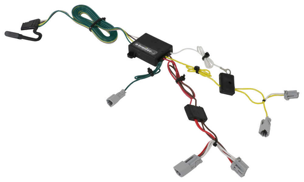 2007 Honda Accord T-One Vehicle Wiring Harness with 4-Pole Flat Trailer