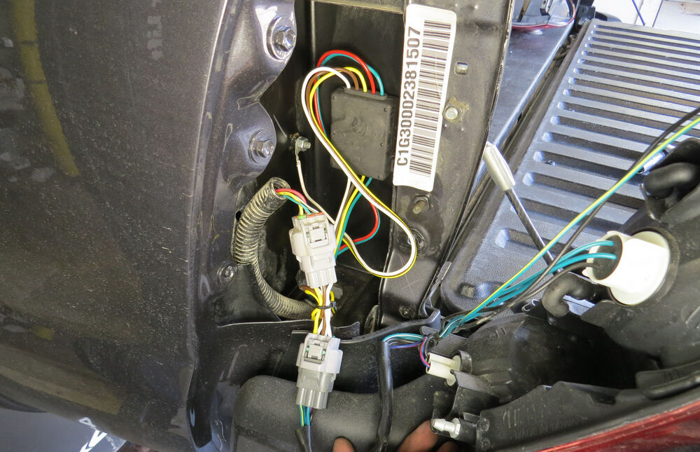 2013 Toyota Tacoma T-One Vehicle Wiring Harness with 4-Pole Flat
