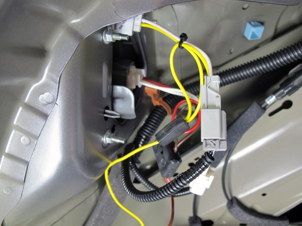 2014 Honda Accord T-One Vehicle Wiring Harness with 4-Pole Flat Trailer Connector