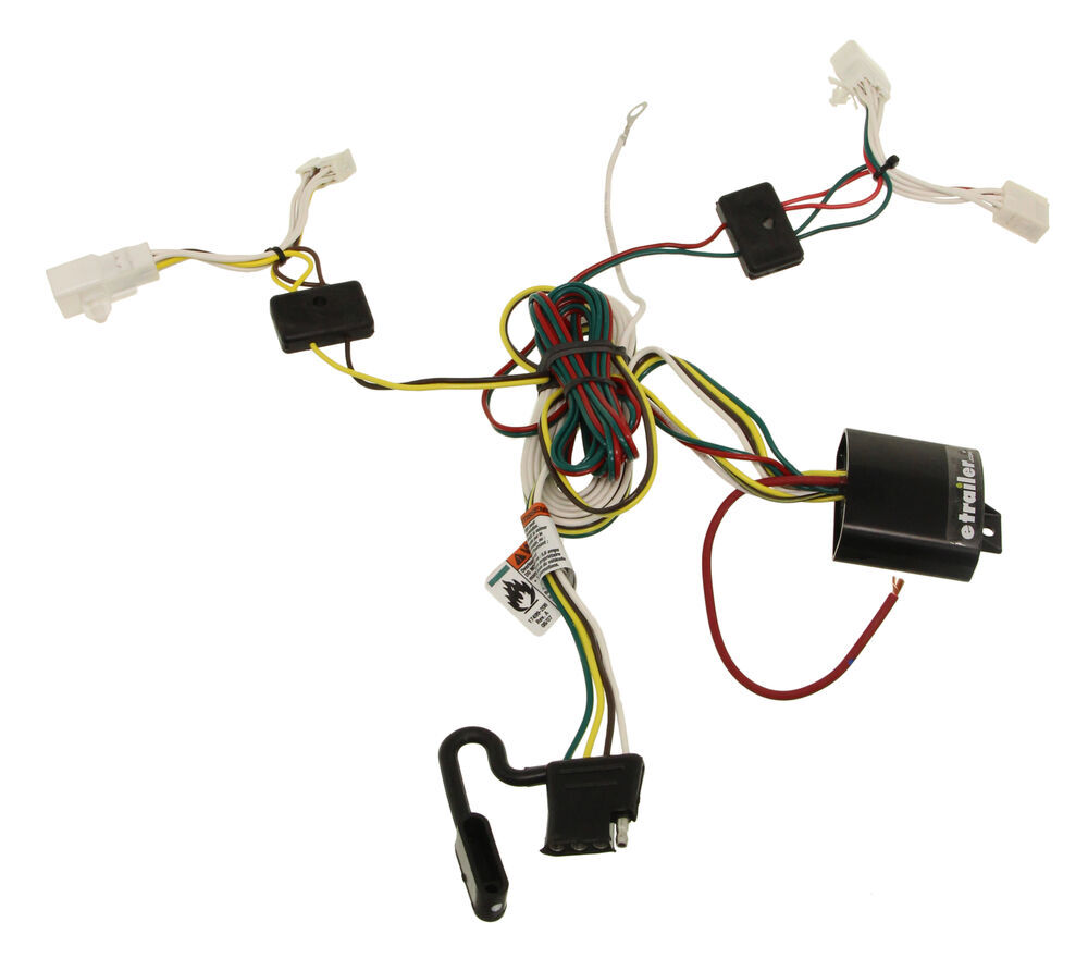 2011 Lexus IS 350 T-One Vehicle Wiring Harness with 4-Pole Flat Trailer