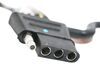 T-One Vehicle Wiring Harness with 4-Pole Flat Trailer Connector Custom Fit 118628