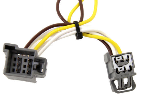2018 Ford Fiesta T-One Vehicle Wiring Harness with 4-Pole Flat Trailer