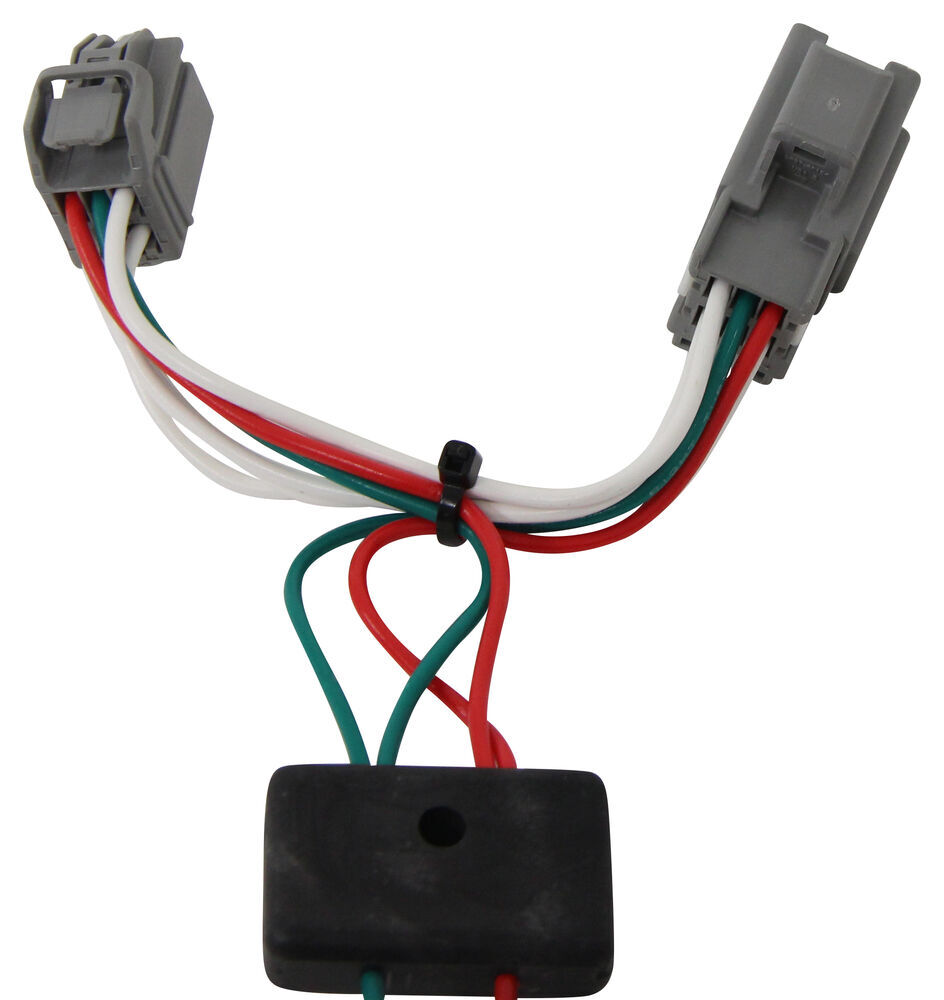 2017 Ford Fiesta T-One Vehicle Wiring Harness with 4-Pole Flat Trailer
