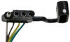 T-One Vehicle Wiring Harness with 4-Pole Flat Trailer Connector Custom Fit 118697