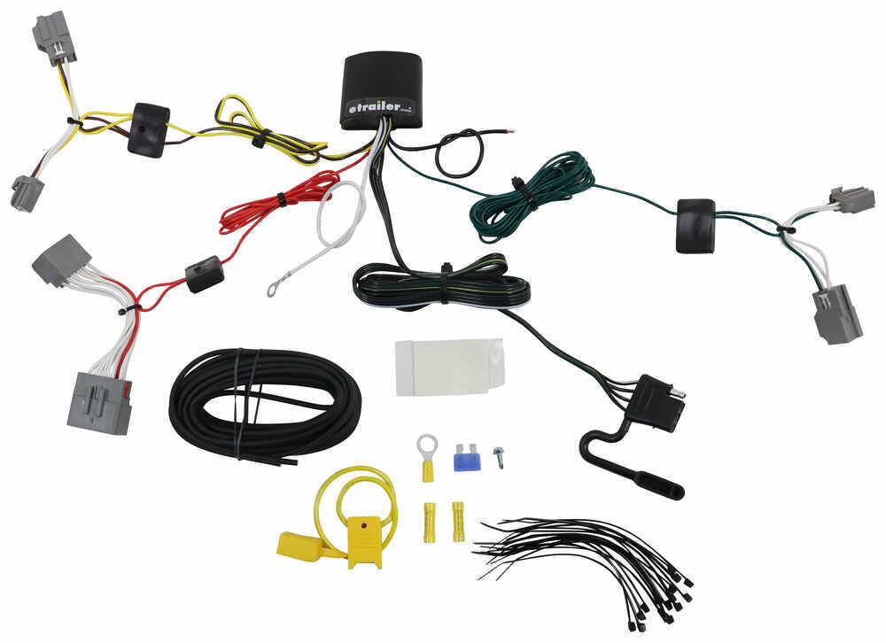T-One Vehicle Wiring Harness with 4-Pole Flat Trailer Connector 4 Flat 118774