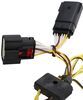 T-One Vehicle Wiring Harness with 4-Pole Flat Trailer Connector Custom Fit 118786