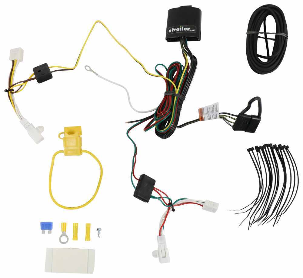 T-One Vehicle Wiring Harness with 4-Pole Flat Trailer Connector Powered Converter 118798