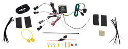 ZCI Circuit Protected Vehicle Wiring Harness w/ 4-Pole Flat Trailer Connector and Installation Kit - 119250KIT