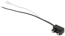Peterson 2-Wire Pigtail for Trailer Lights - 2-Prong PL-10 Plug - 6" Lead - 142-49