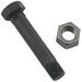 Shackle Bolt with Locknut for Double-Eye Springs - 3" Long