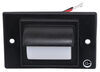 Optronics Compact LED RV Courtesy Light - 1 Diode - Rectangle - Black Housing - Clear Lens