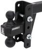 0  trailer hitch ball mount platform 2-ball for bulletproof hitches adjustable mounts - 1-7/8 inch and 2-5/16 balls