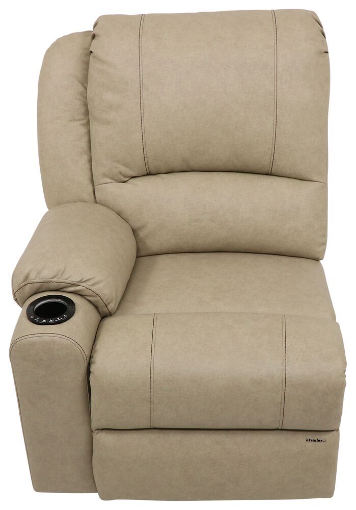 Thomas Payne Seismic Right Arm Power RV Recliner w/ Heat, Massage, LED Rv Power Recliner With Heat And Massage