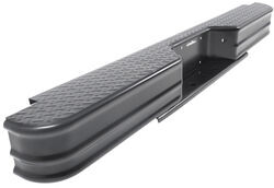 Westin Fey Diamondstep Rear Bumper with Custom Installation Kit - Black Powder Coated Steel - 20000-92230