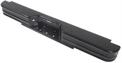 Westin Fey Diamondstep Rear Bumper with Custom Installation Kit - Black Powder Coated Steel         