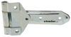 T-Strap Hinge w/ Wide Bracket for Enclosed Trailers - 8" Long - 180 Degree - Zinc Plated Steel 8 Inch Long Strap 2008-8