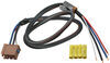 wired to brake controller tekonsha custom wiring adapter for trailer controllers - pigtail gm